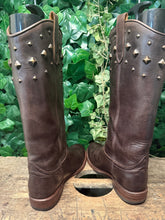 Afbeelding in Gallery-weergave laden, prachtige volledig leren hoge laarzen Sendra maat 40