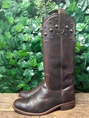 prachtige volledig leren hoge laarzen Sendra maat 40