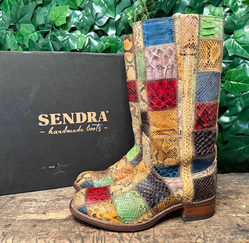 supergave vintage python patchwork laars maat 41