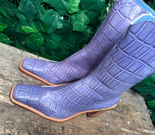 Afbeelding in Gallery-weergave laden, supergave Nieuwe vintage crocodile laars van Sendra maat 39