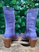 Afbeelding in Gallery-weergave laden, supergave Nieuwe vintage crocodile laars van Sendra maat 39