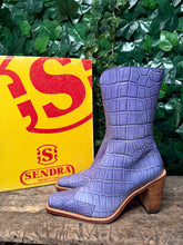 Afbeelding in Gallery-weergave laden, supergave Nieuwe vintage crocodile laars van Sendra maat 39
