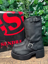 Afbeelding in Gallery-weergave laden, geweldig mooie vintage biker boots van Sendra maat 40