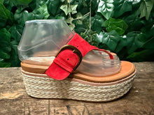 Afbeelding in Gallery-weergave laden, Nieuwe espadrilles plateau fitflop slippers maat 37