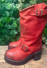 Afbeelding in Gallery-weergave laden, geweldig mooie Nieuwe vintage plateau laars Sendra maat 38