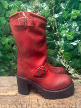 Afbeelding in Gallery-weergave laden, geweldig mooie Nieuwe vintage plateau laars Sendra maat 38