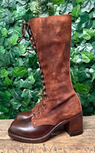 Afbeelding in Gallery-weergave laden, Nieuwe prachtige vintage blokhak laarzen van Sendra maat 38