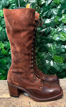 Afbeelding in Gallery-weergave laden, Nieuwe prachtige vintage blokhak laarzen van Sendra maat 38