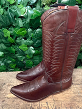 Afbeelding in Gallery-weergave laden, prachtige volledig leren vintage laarzen Sendra maat 42
