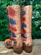 Afbeelding in Gallery-weergave laden, prachtige python leren blokhak laars van Sendra maat 37