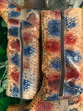 Afbeelding in Gallery-weergave laden, prachtige python leren blokhak laars van Sendra maat 37