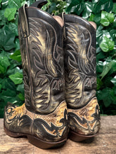 Afbeelding in Gallery-weergave laden, zo goed als Nieuwe python leren laarzen van Sendra maat 43