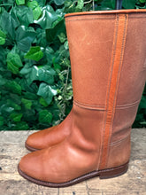 Afbeelding in Gallery-weergave laden, Nieuwe prachtig vintage laarzen zadelleer van sendra maat 41