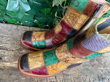 Afbeelding in Gallery-weergave laden, prachtige vintage retro blokhak laarsjes sendra maat 38