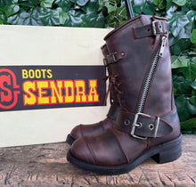Afbeelding in Gallery-weergave laden, stoere mooie vintage biker boots van Sendra maat 38
