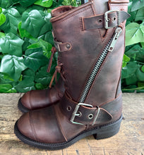 Afbeelding in Gallery-weergave laden, stoere mooie vintage biker boots van Sendra maat 38