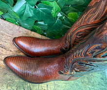Afbeelding in Gallery-weergave laden, Prachtige aparte vintage leren laarzen van Sendra , maat 41