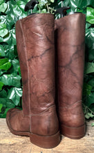 Afbeelding in Gallery-weergave laden, Nieuwe prachtige vintage hoge leren laarzen Sendra maat 41