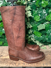 Afbeelding in Gallery-weergave laden, Nieuwe prachtige vintage hoge leren laarzen Sendra maat 41