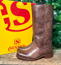 Afbeelding in Gallery-weergave laden, Nieuwe prachtige vintage hoge leren laarzen Sendra maat 41