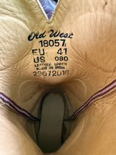 Afbeelding in Gallery-weergave laden, Nieuwe mooie leren laarzen van old west maat 41