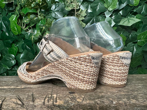Z0 goed als nieuw(nieuw)espadrilles sandalen van Gabor maat 42