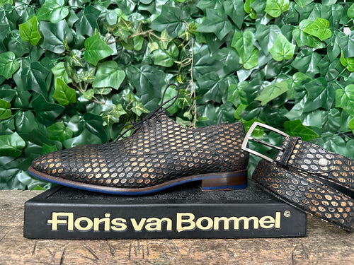 Nieuwe veterschoen Floris van Bommel maat 43,5 incl riem