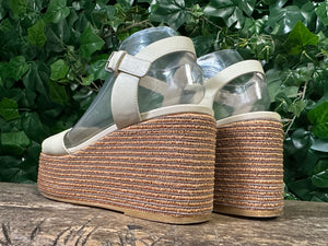 Bijna Nieuwe plateau sandalen Brunello Cucinelli maat 39,5