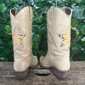 supergave laars met pythonleer van Sendra maat 39