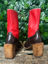 Afbeelding in Gallery-weergave laden, zo goed als nieuw vintage blokhak laars van Sendra maat 42