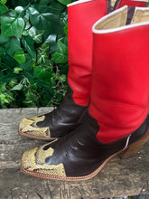 Afbeelding in Gallery-weergave laden, zo goed als nieuw vintage blokhak laars van Sendra maat 42