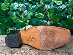 Nieuwe vintage Loblan snake blokhak laars maat 39