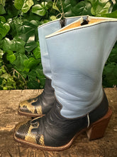 Afbeelding in Gallery-weergave laden, zo goed als nieuw vintage blokhak sendra laars maat 37