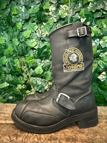 Bijna Nieuwe biker boots van Sendra maat 43