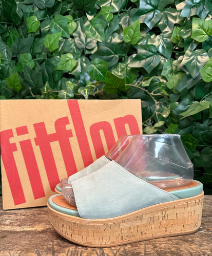 Bijna nieuw plateau slippers van Fitflop maat 38
