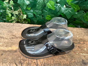 Bijna Nieuwe slippers van Ara (Birkenstock model)maat 39