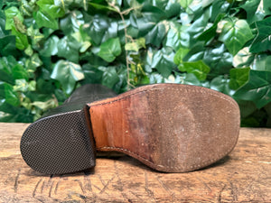 supergave vintage blokhaklaars van Sendra maat 38