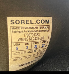 Nieuwe snotboots(joan of arctic) van Sorel maat 36