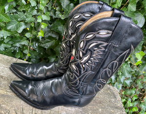 Mooie cowboylaarzen cowboy boots van Sendra maat 44