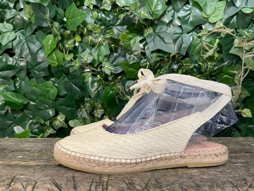 Nieuwe slingbacks,espadrilles Fred de la Bretoniere maat 37