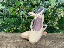 Afbeelding in Gallery-weergave laden, Nieuwe slingbacks,espadrilles Fred de la Bretoniere maat 37