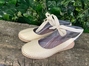 Nieuwe slingbacks,espadrilles Fred de la Bretoniere maat 37