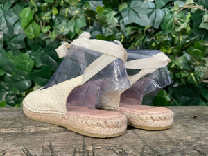 Nieuwe slingbacks,espadrilles Fred de la Bretoniere maat 37